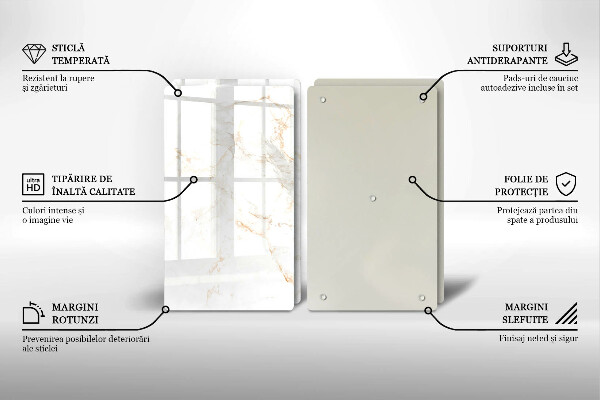 Deska do krojenia Elegancki kamień marmur