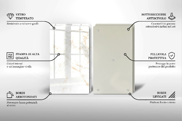 Deska do krojenia Elegancki kamień marmur