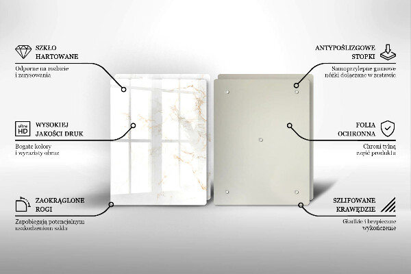 Deska do krojenia Elegancki kamień marmur