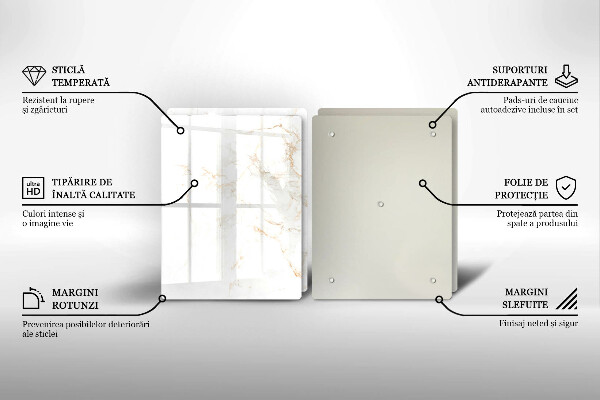 Deska do krojenia Elegancki kamień marmur