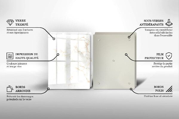 Deska do krojenia Elegancki kamień marmur