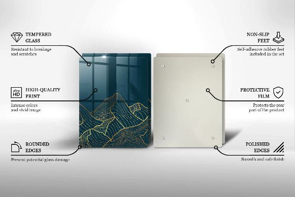 Deska do krojenia Abstrakcyjne góry