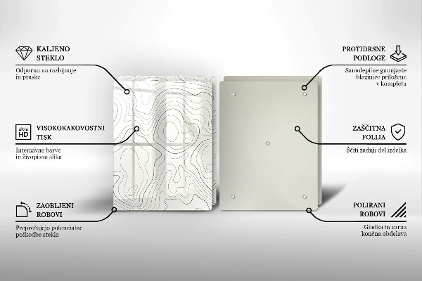 Deska do krojenia Line-art design