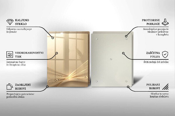 Deska do krojenia Nowoczesna abstrakcja