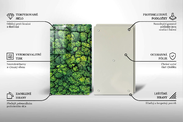 Deska do krojenia Natura rośliny mech