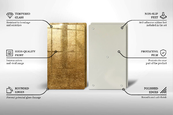 Deska do krojenia Tło tekstura złota