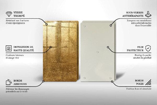 Deska do krojenia Tło tekstura złota