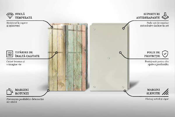 Deska do krojenia Kolorowe deski vintage