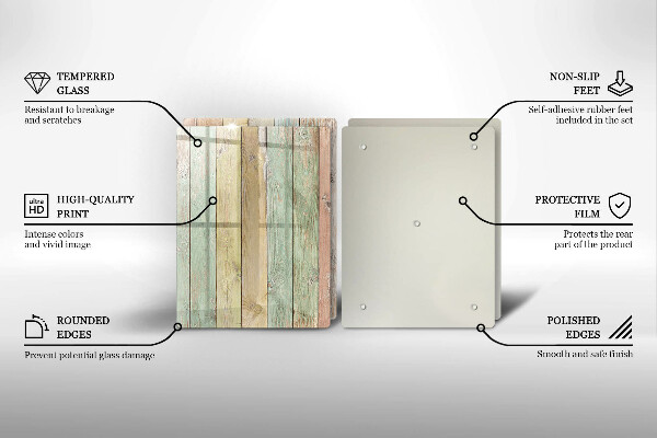 Deska do krojenia Kolorowe deski vintage