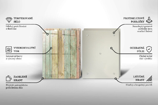 Deska do krojenia Kolorowe deski vintage