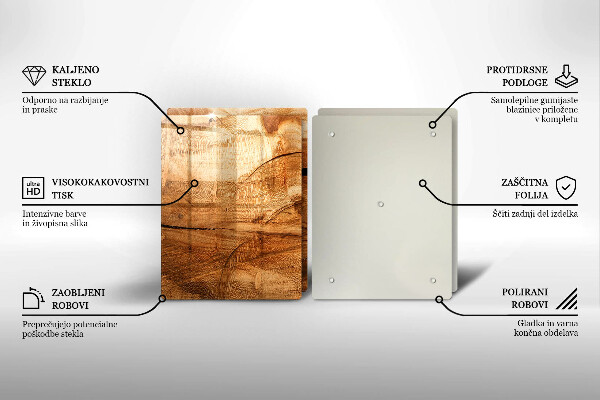 Deska do krojenia Drewniana tekstura deski