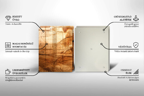 Deska do krojenia Drewniana tekstura deski