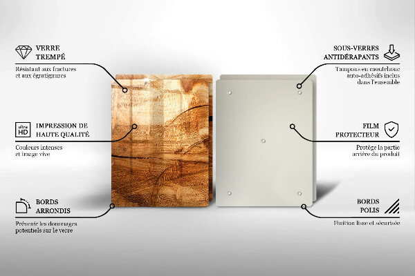 Deska do krojenia Drewniana tekstura deski