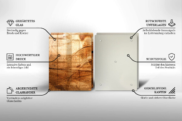 Deska do krojenia Drewniana tekstura deski