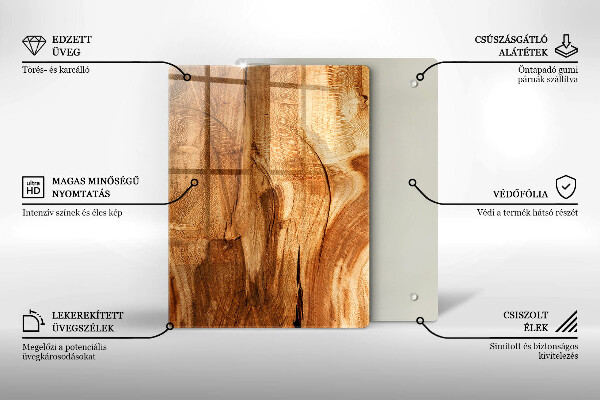 Deska kuchenna szklana Czerwone chili papryki