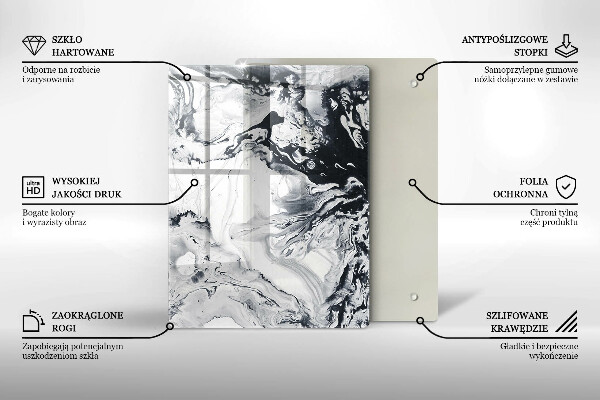 Deska kuchenna szklana Owoce cytryny