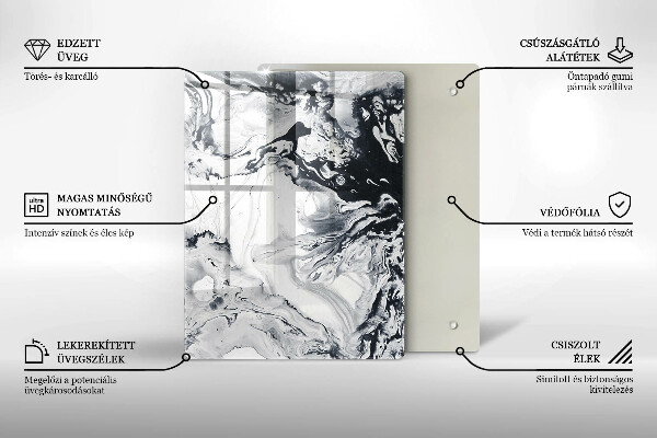 Deska kuchenna szklana Owoce cytryny
