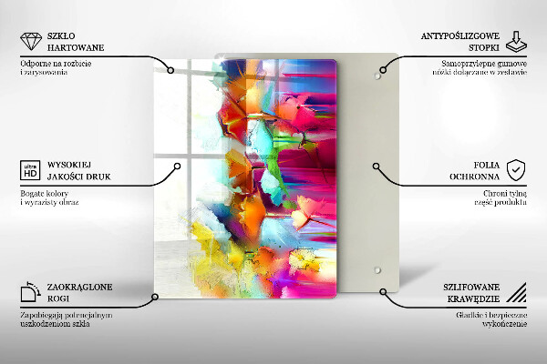 Deska kuchenna szklana Owoce awokado