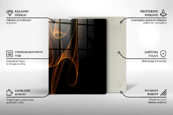 Deska kuchenna szklana Zielone warzywa