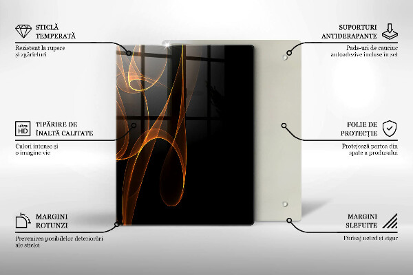 Deska kuchenna szklana Zielone warzywa