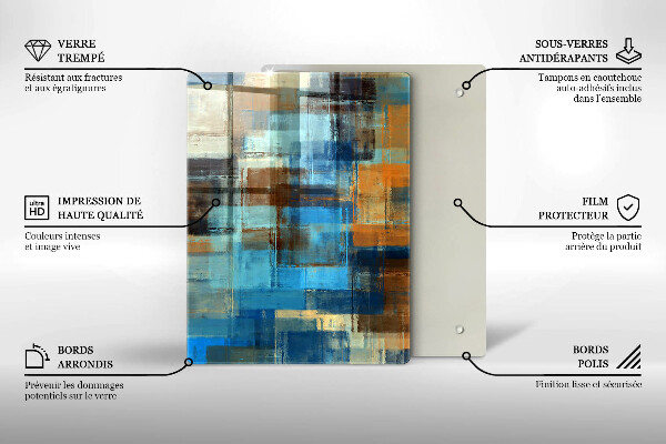 Deska kuchenna szklana Kolorowe przyprawy