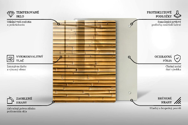 Deska kuchenna szklana Metalowe kształty