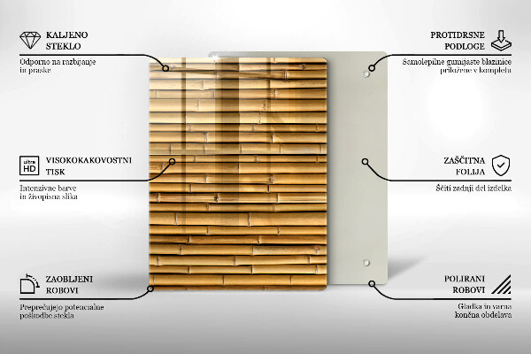 Deska kuchenna szklana Metalowe kształty