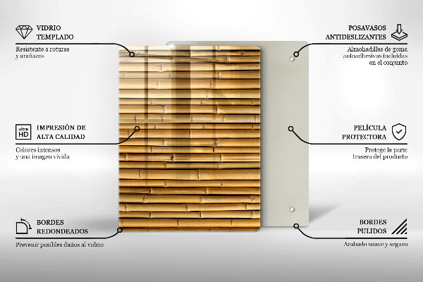 Deska kuchenna szklana Metalowe kształty