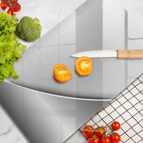 Deska kuchenna szklana Metalowe kształty