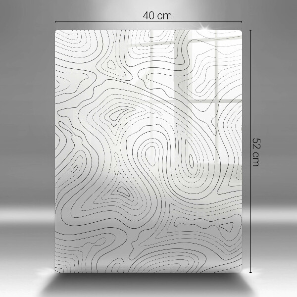 Deska kuchenna szklana Abstrakcja kształty