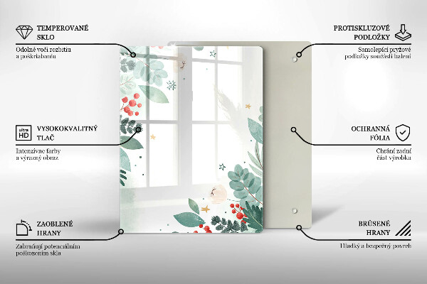 Deska kuchenna szklana Abstrakcja kształty