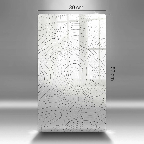 Deska kuchenna szklana Abstrakcja kształty