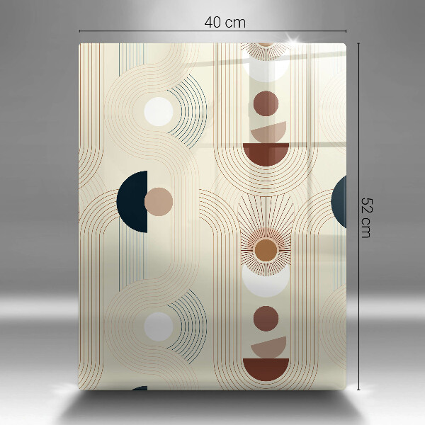 Deska kuchenna szklana Geometria boho kształty