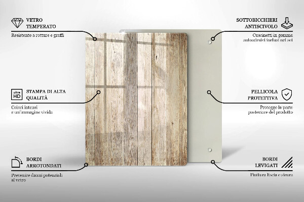 Deska kuchenna szklana Błękitna abstrakcja złoto
