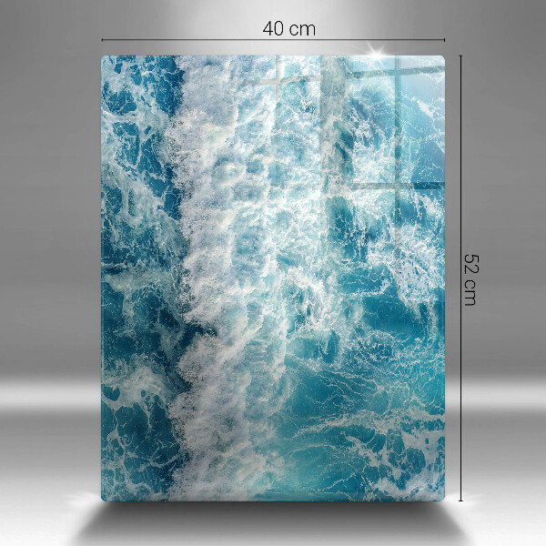 Deska kuchenna szklana Woda morskie fale