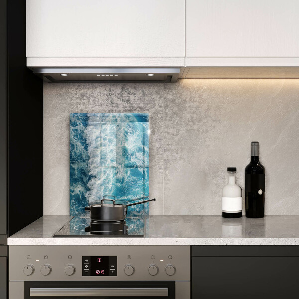 Deska kuchenna szklana Woda morskie fale