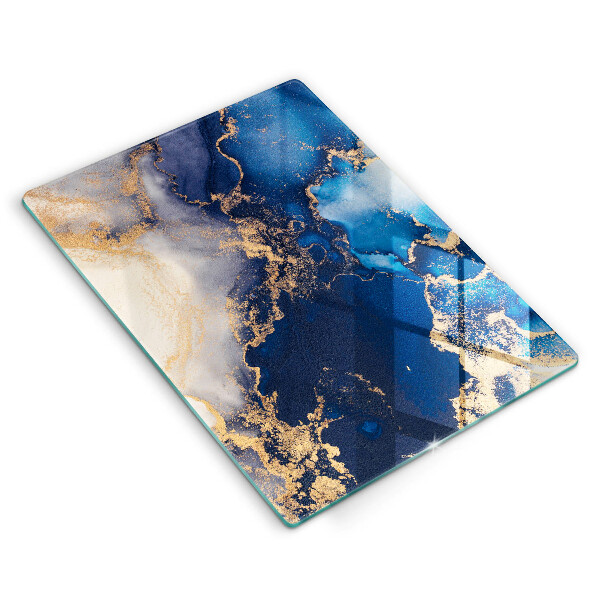 Deska kuchenna szklana Eleganckie tło i złoto