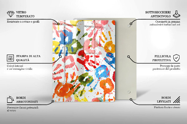 Deska kuchenna szklana Eleganckie tło i złoto