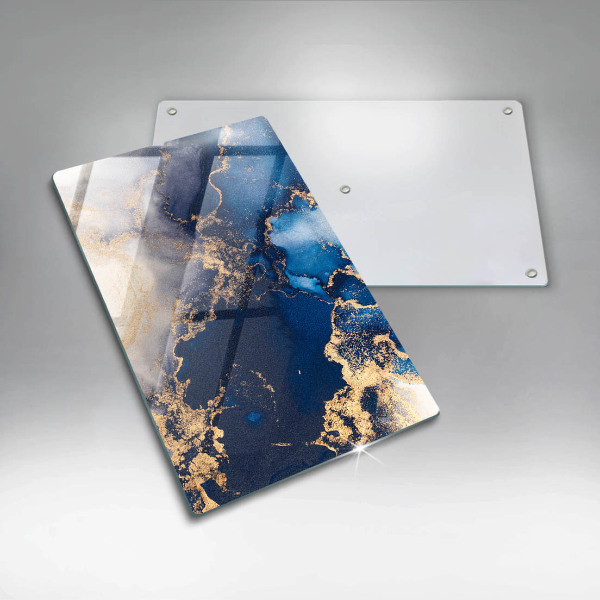 Deska kuchenna szklana Eleganckie tło i złoto