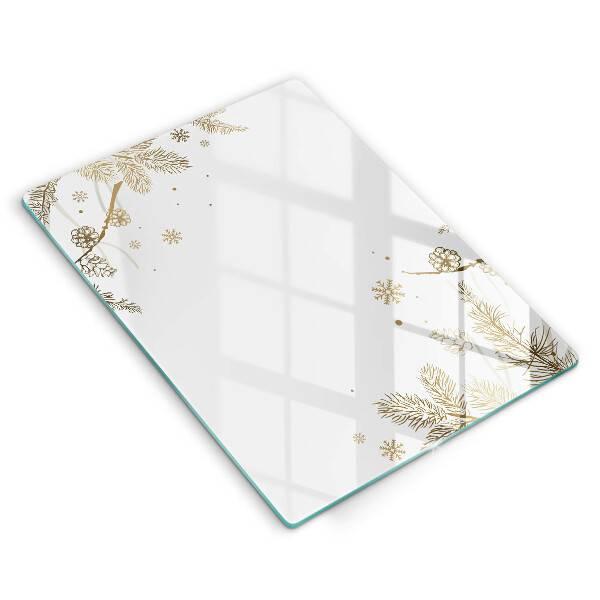 Deska kuchenna szklana Zimowe dekoracje