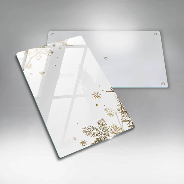 Deska kuchenna szklana Zimowe dekoracje