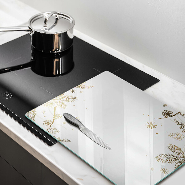 Deska kuchenna szklana Zimowe dekoracje