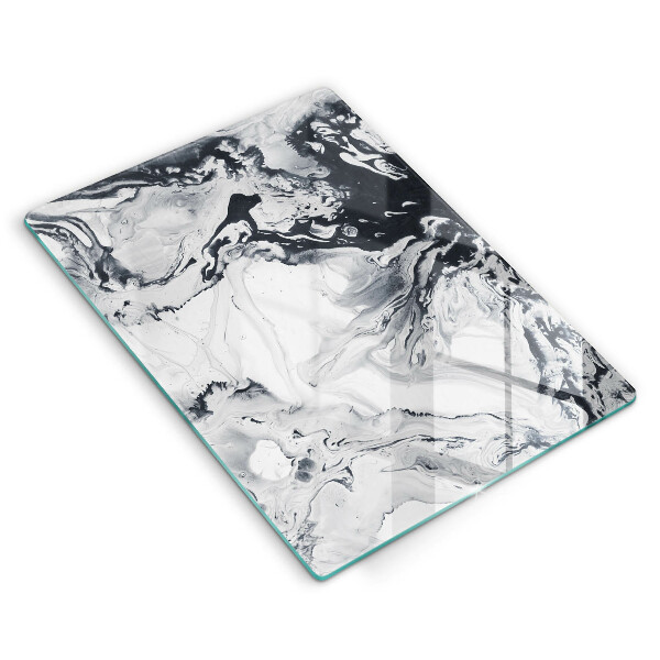 Deska kuchenna szklana Abstrakcja tusz