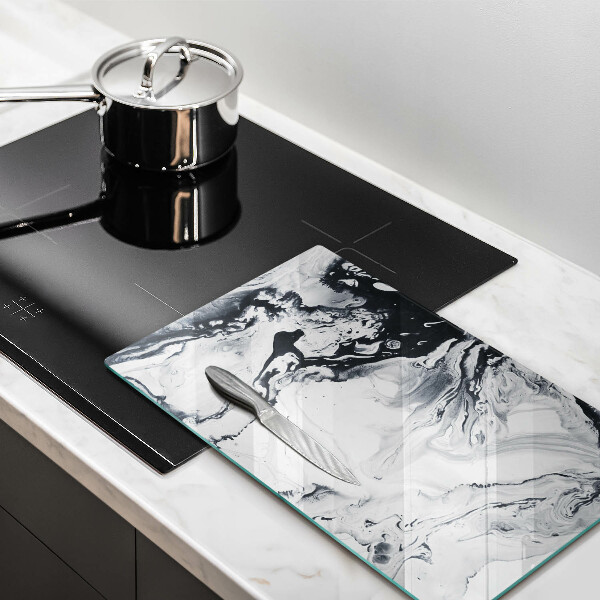 Deska kuchenna szklana Abstrakcja tusz