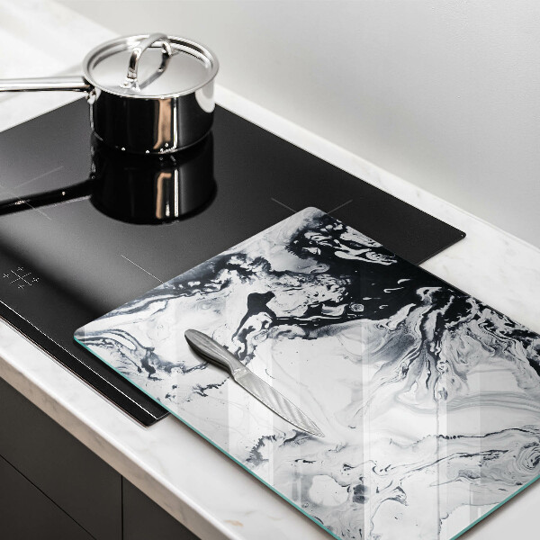 Deska kuchenna szklana Abstrakcja tusz