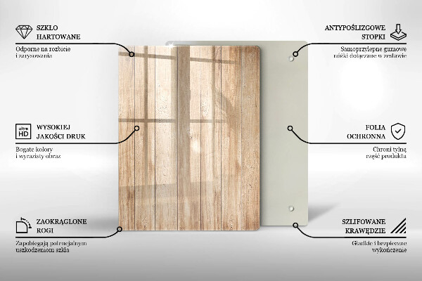 Deska kuchenna szklana Kamień ozdobny gres