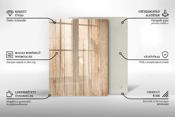 Deska kuchenna szklana Kamień ozdobny gres