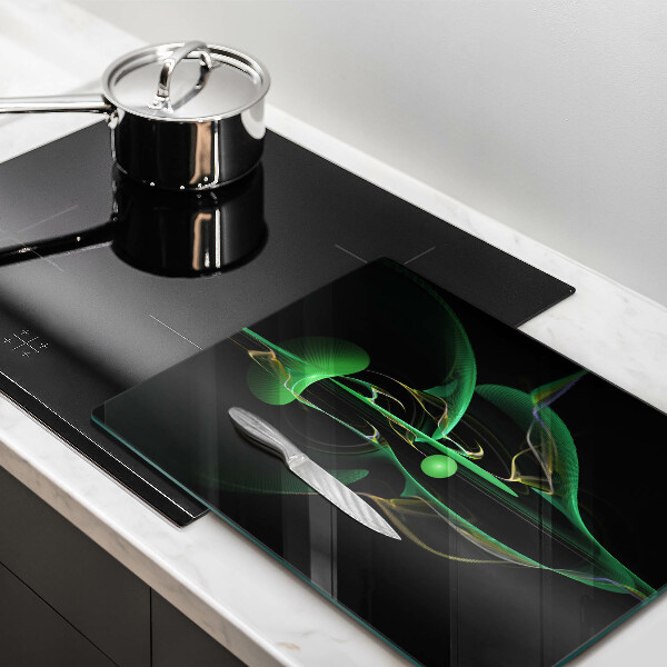 Deska kuchenna szklana Nowoczesna abstrakcja