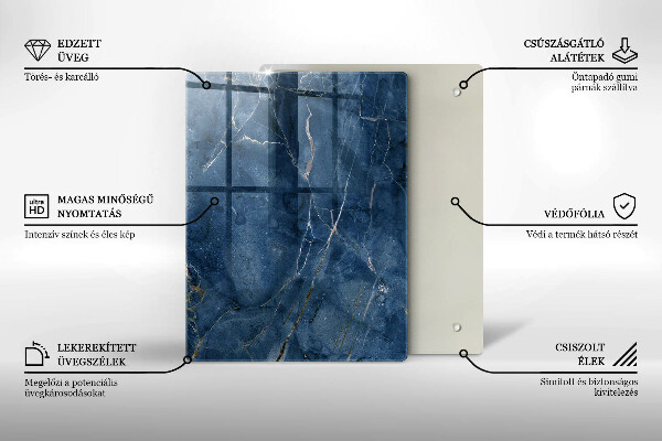 Deska kuchenna szklana Dekoracyjny kamień gres