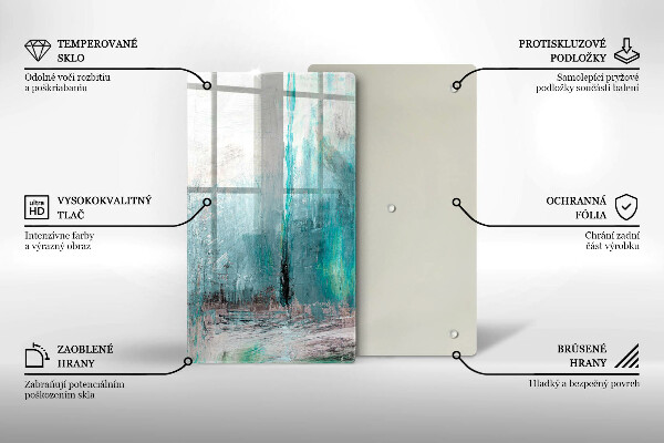 Deska kuchenna szklana Tło abstrakcja farby